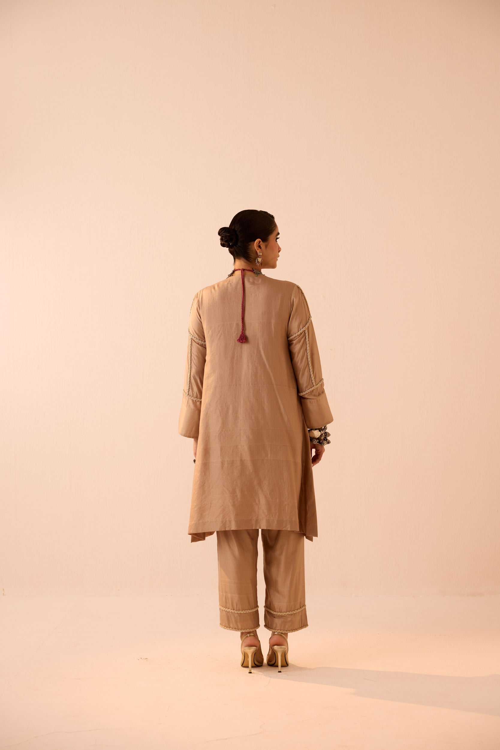 SOFT BEIGE KURTA SET
