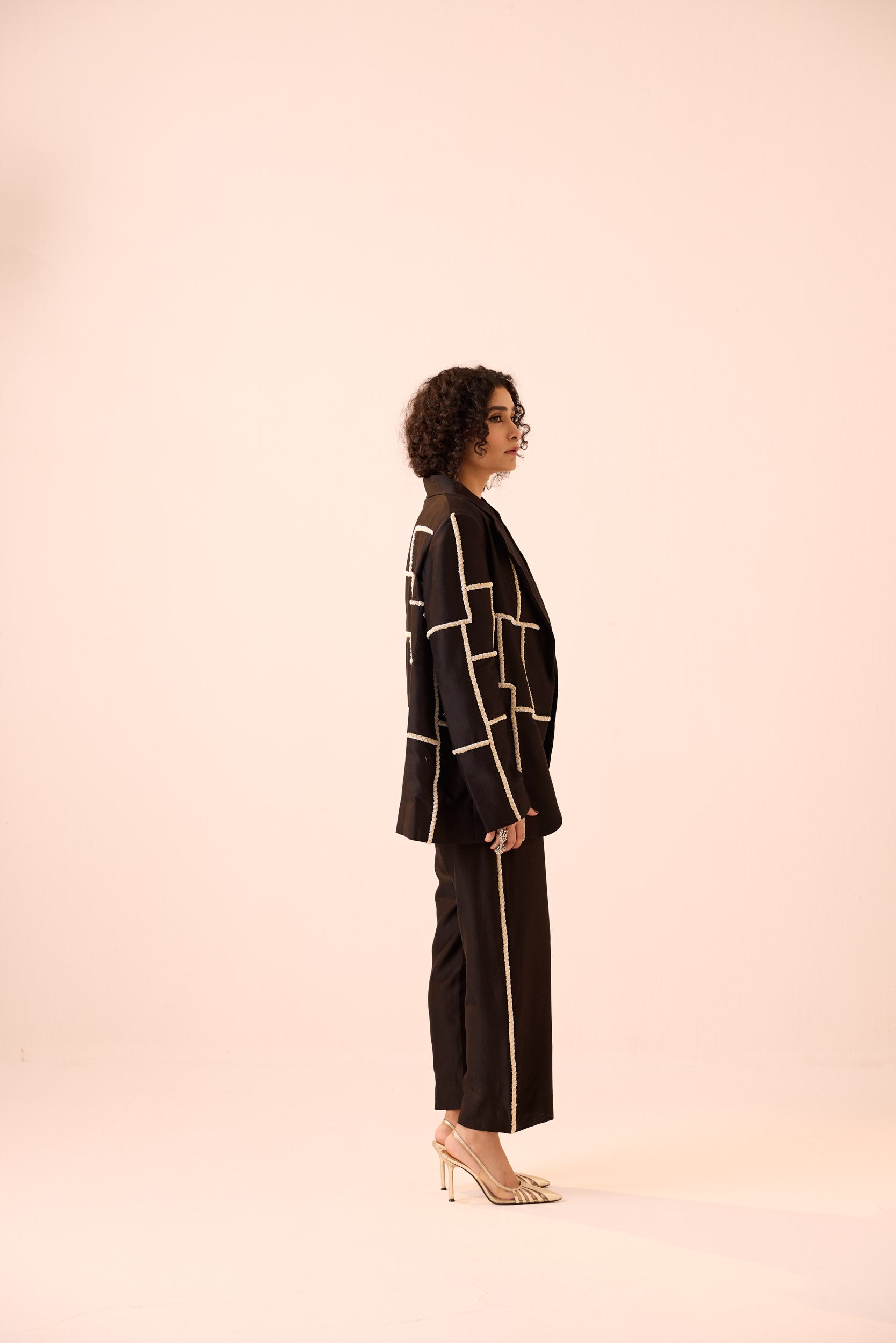 BLACK BLAZER SET