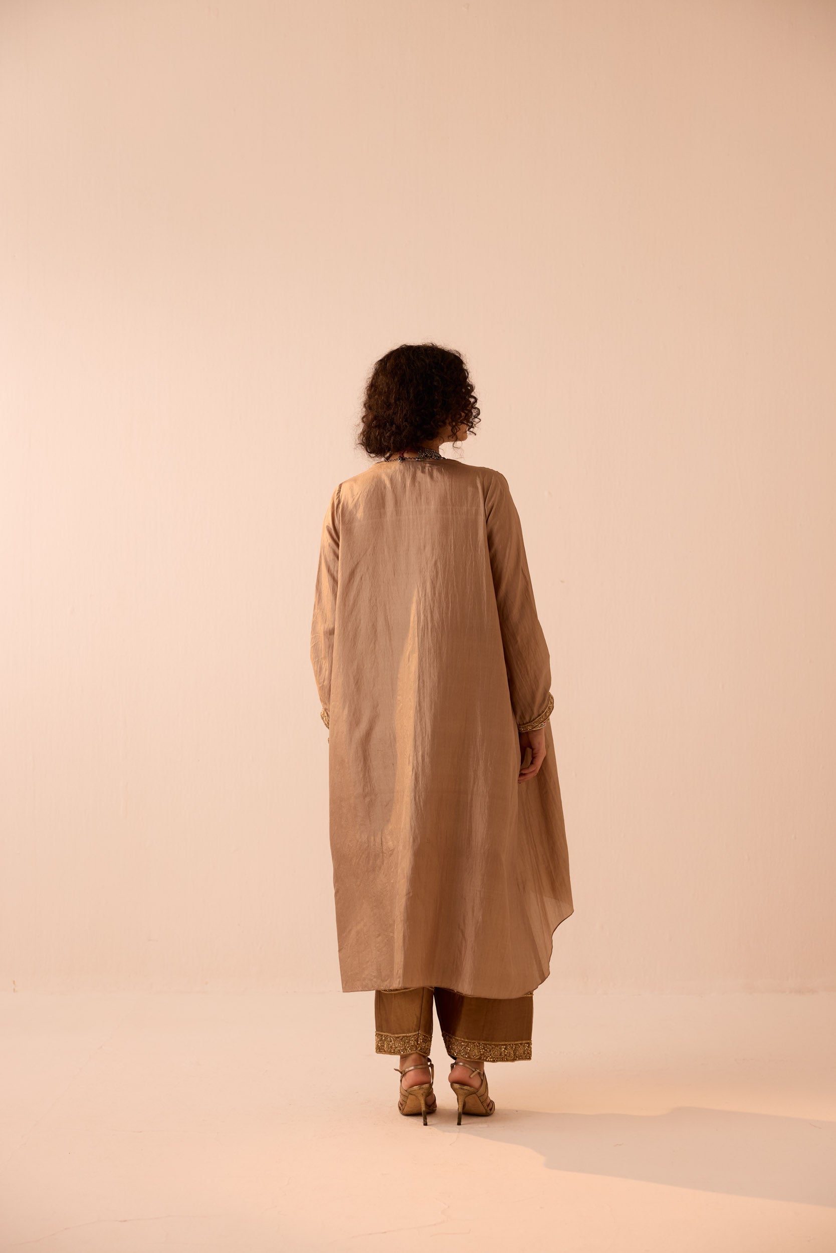 TAUPE KURTA SET