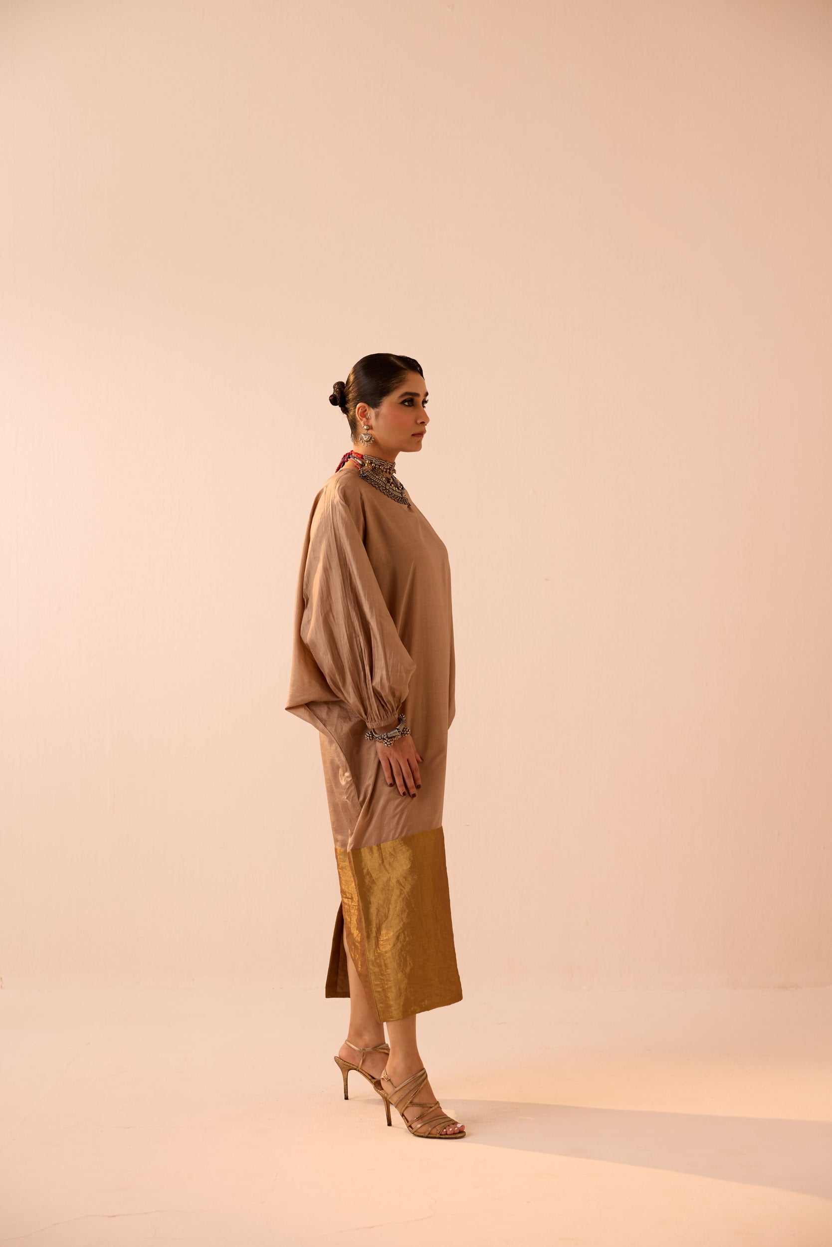 TAUPE DRESS