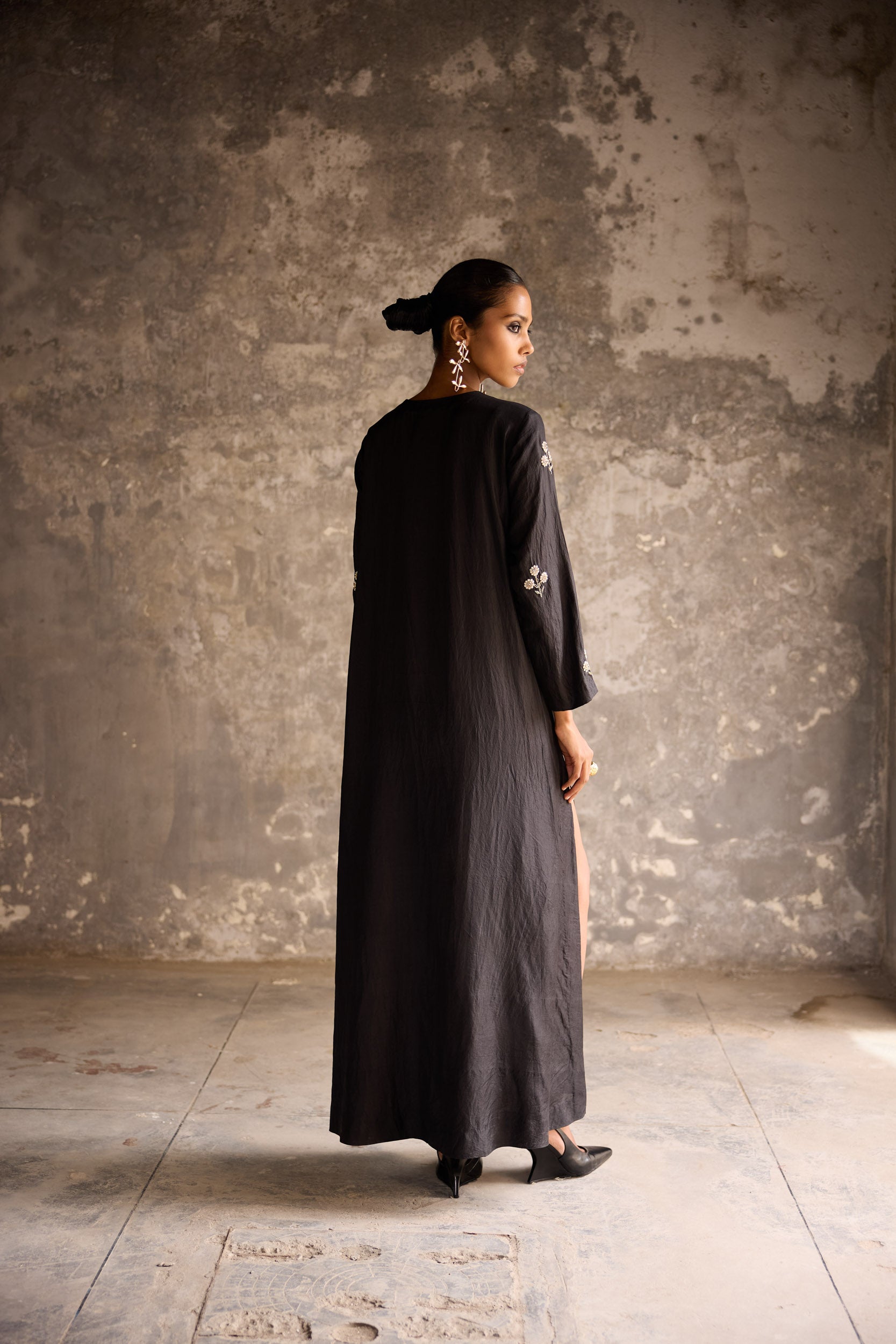 Onyx Kaftan Dress