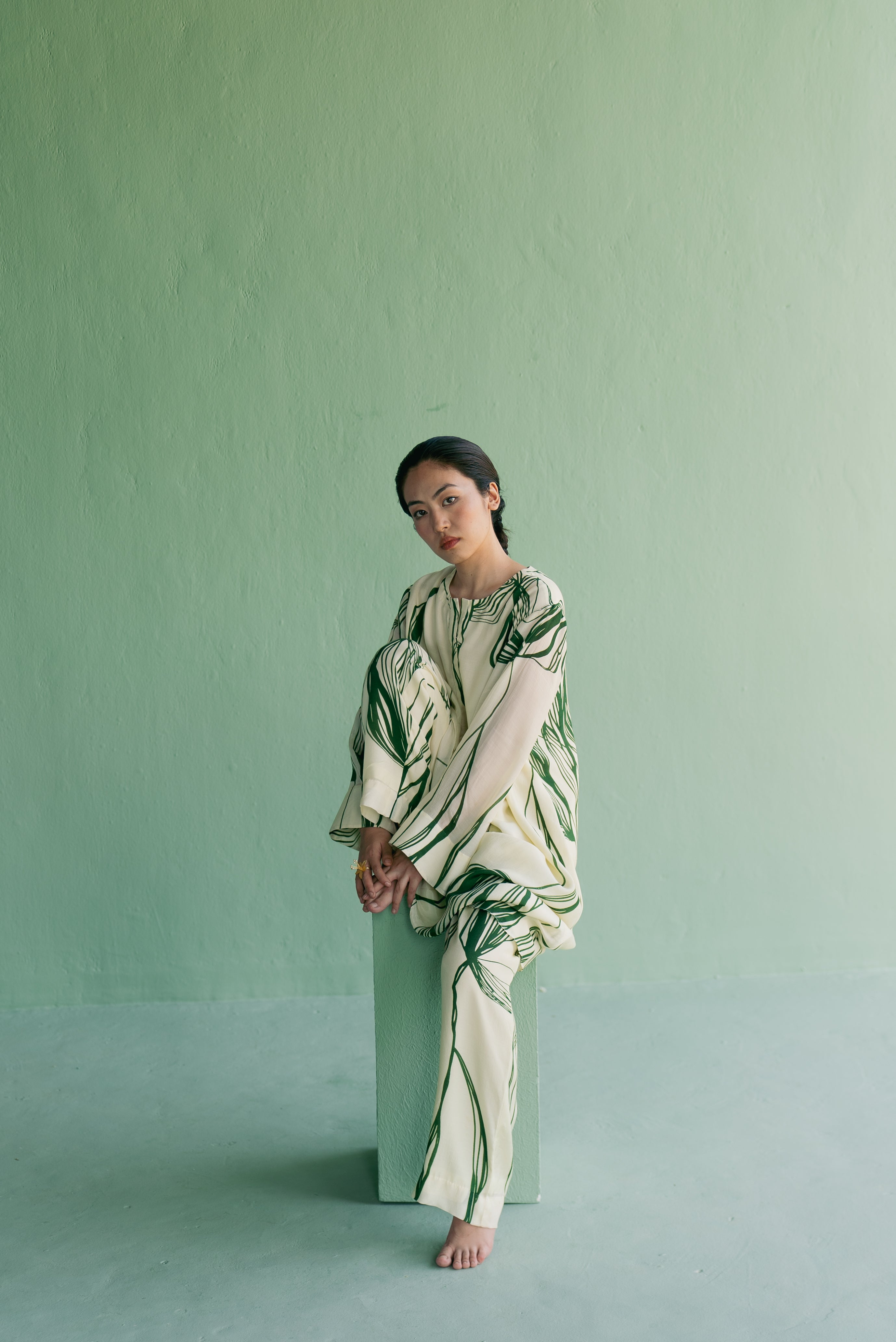 A LINE COORD GREEN - XS - coord set