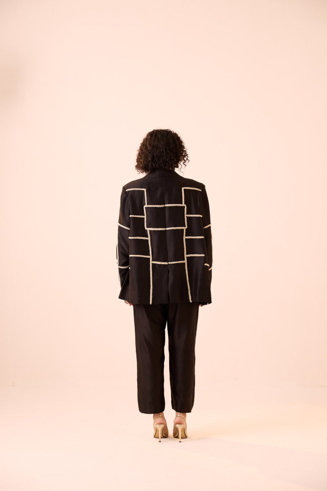 BLACK BLAZER SET - blazer set