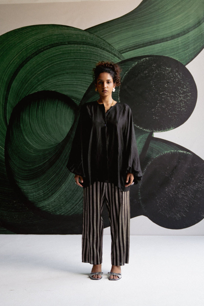 Black Stripes Coord Set - coord set