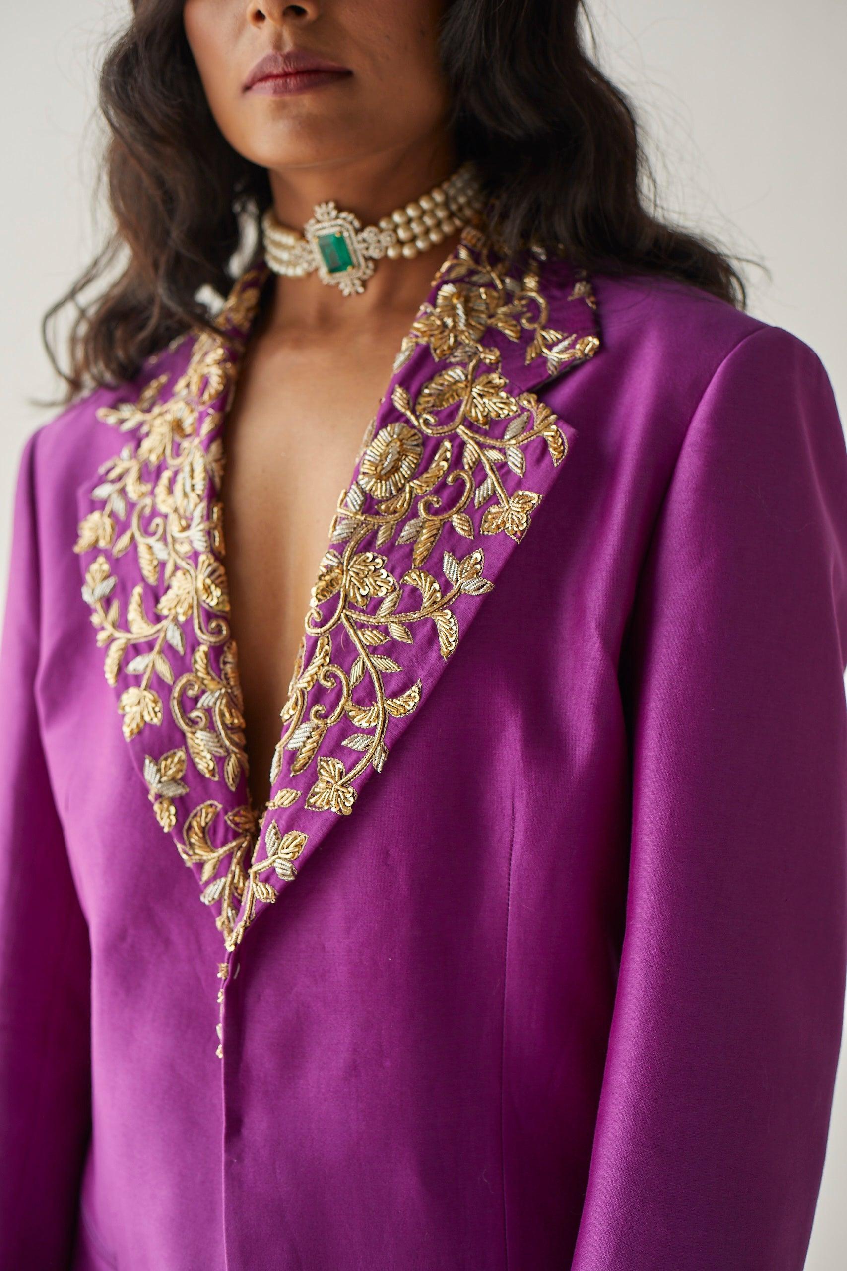 BLAZER PANT SET - Esha Arora