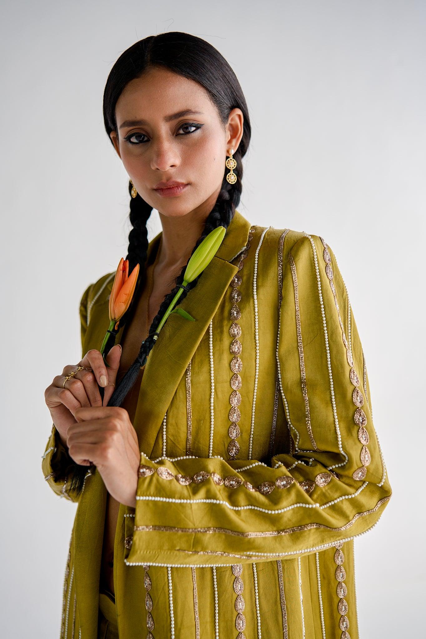 BLAZER PANT SET - Esha Arora