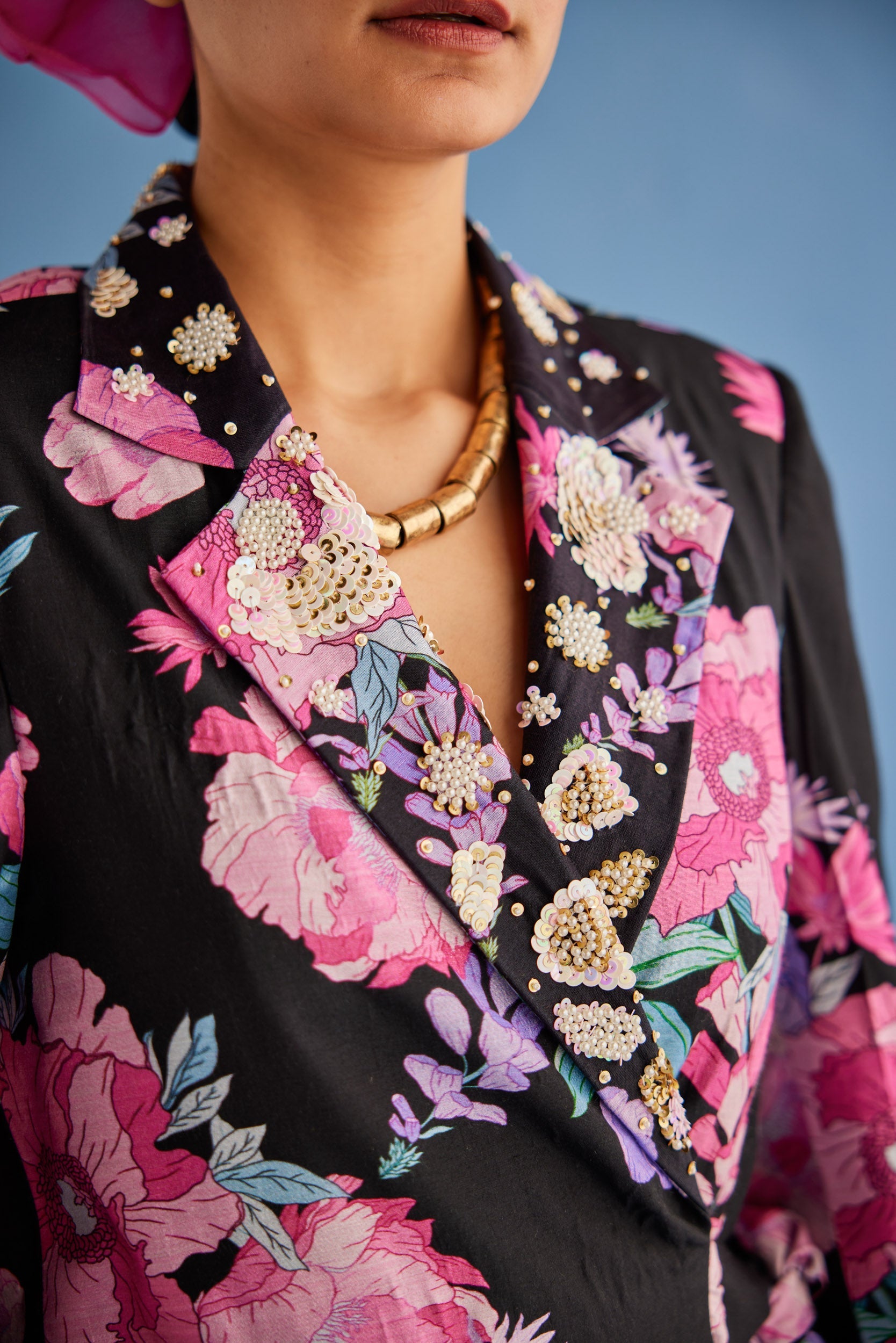BLAZER SHARARA SET - Blazer sharara