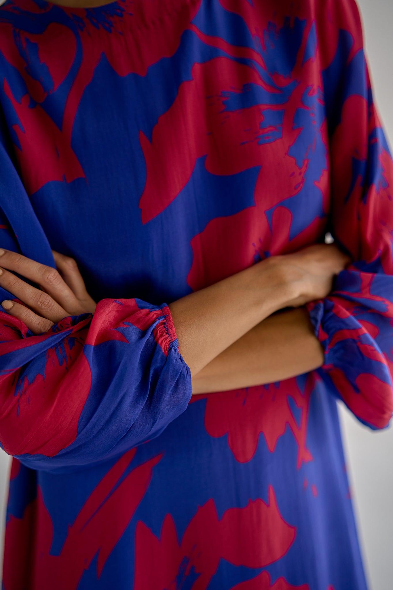 BLUE A LINE COORD - Esha Arora