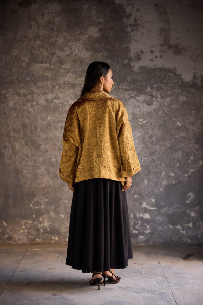 Brass Jacket Skirt Set - Clothing