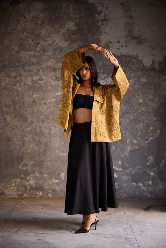 Brass Jacket Skirt Set - Clothing
