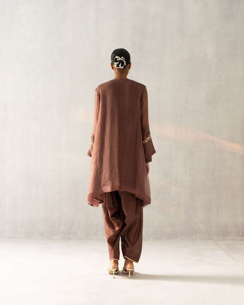 Brown A line coord - Suit