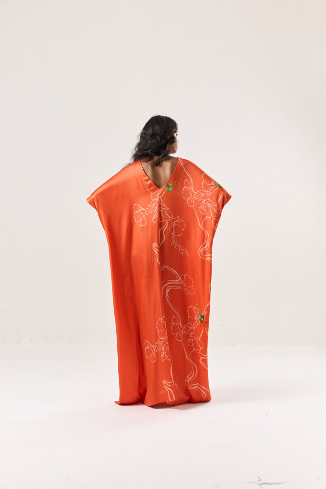 Ember Wing Kaftan Dress - DRESS