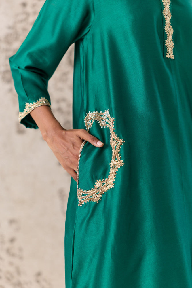 Emeraldine Kurta Set - kurta set