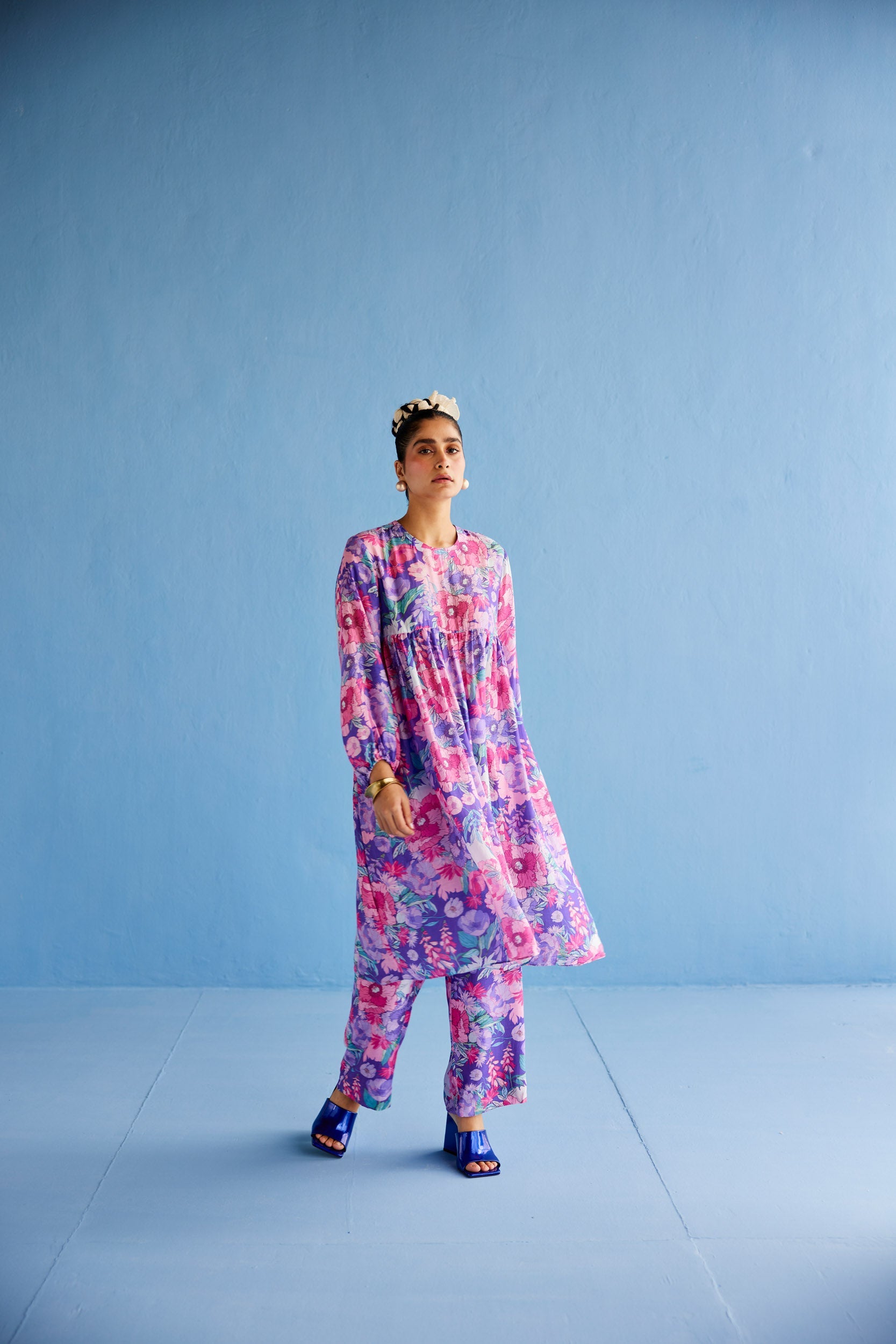GATHERS KURTA SET - coord set