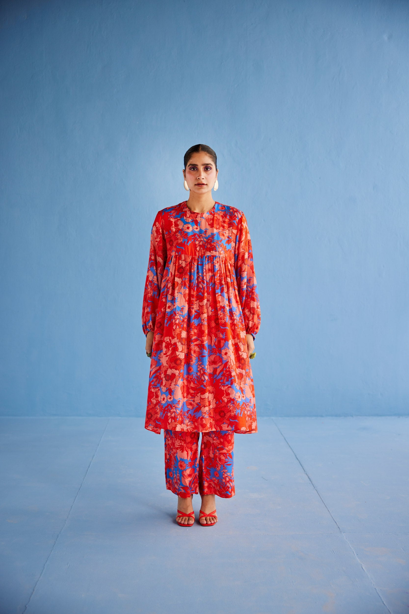 GATHERS KURTA SET - coord set