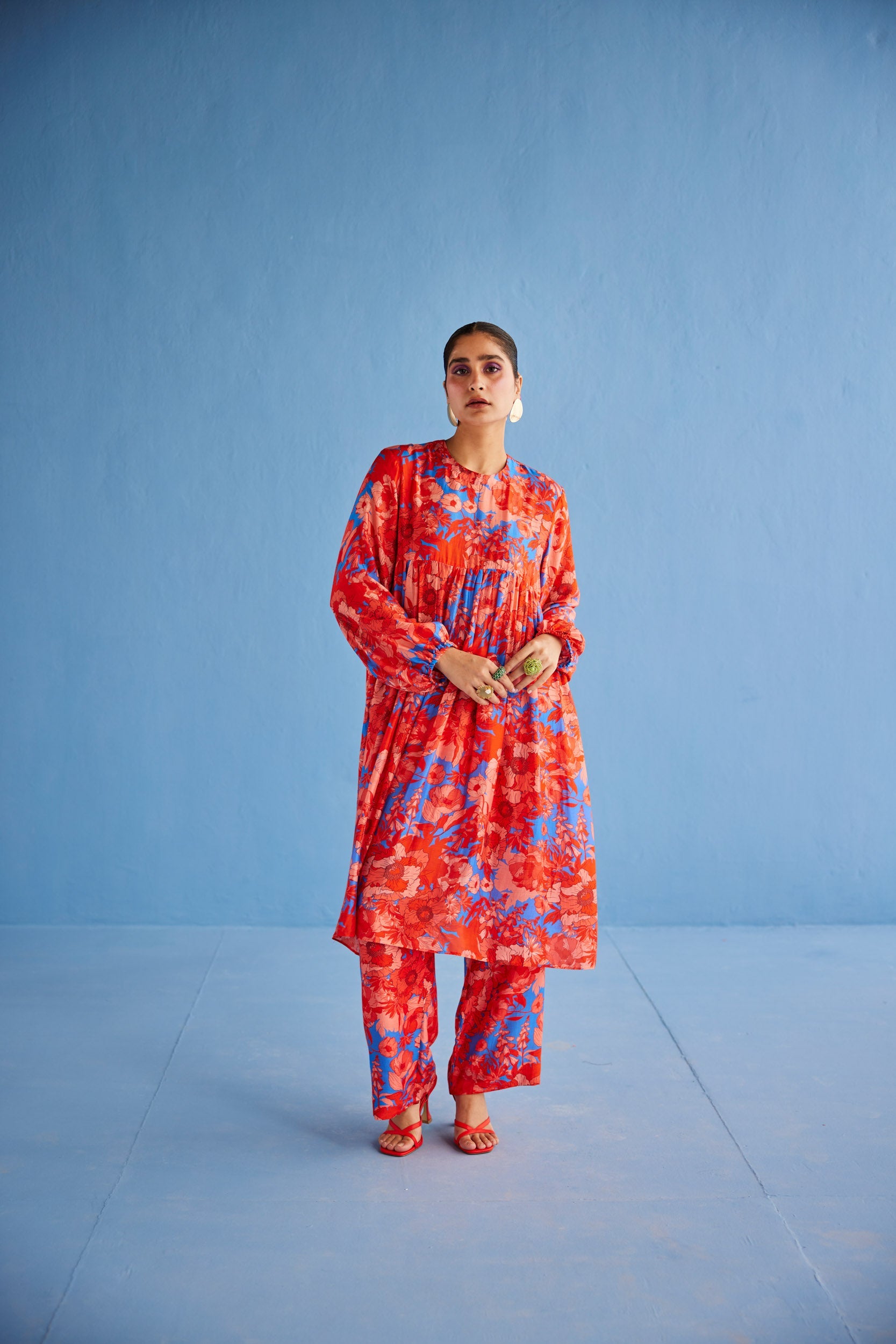 GATHERS KURTA SET - coord set