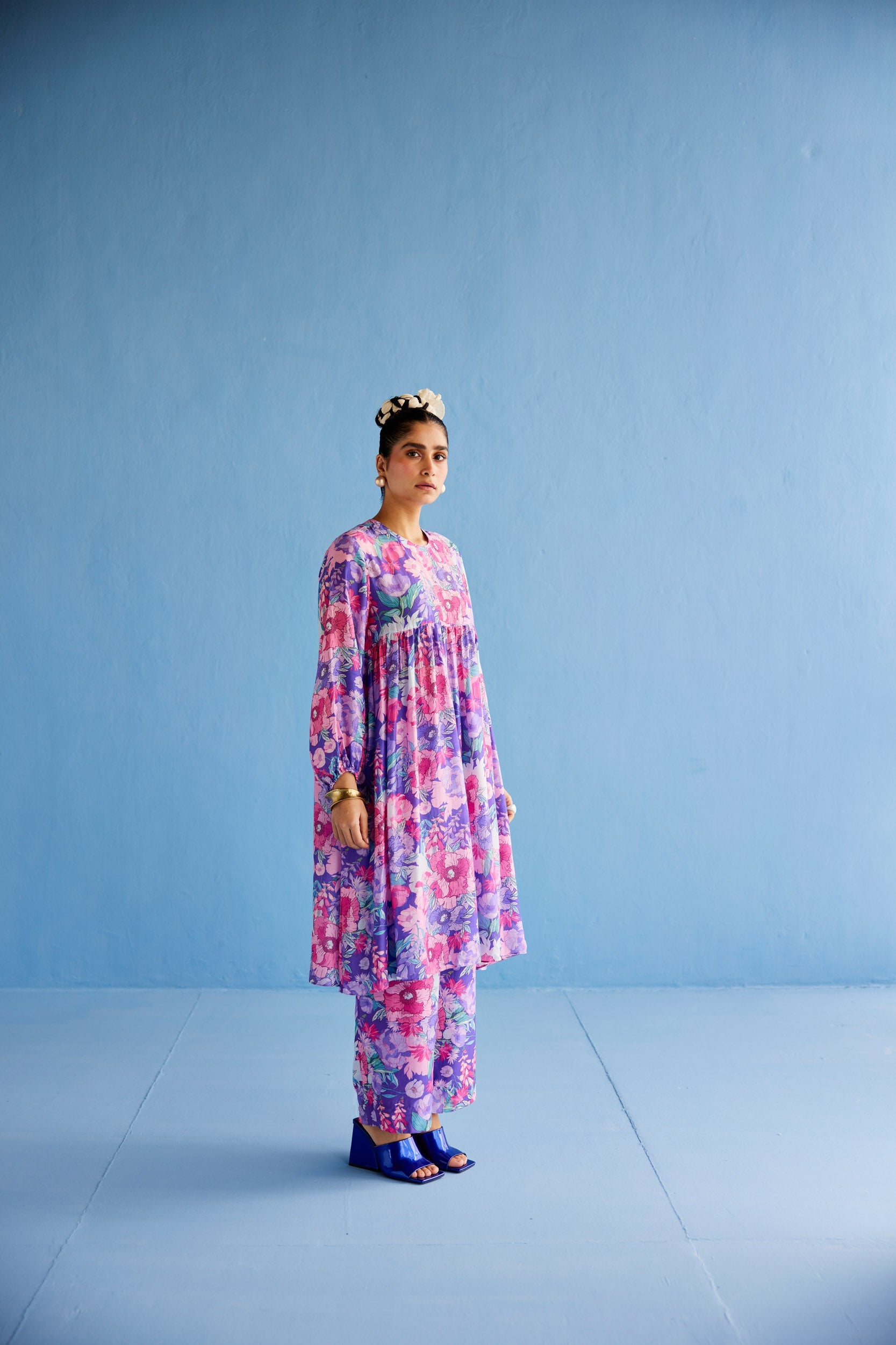 GATHERS KURTA SET - XS - coord set