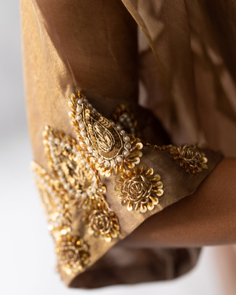 Gold Straight Suit - Suit