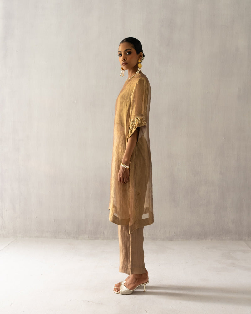 Gold Straight Suit - Suit