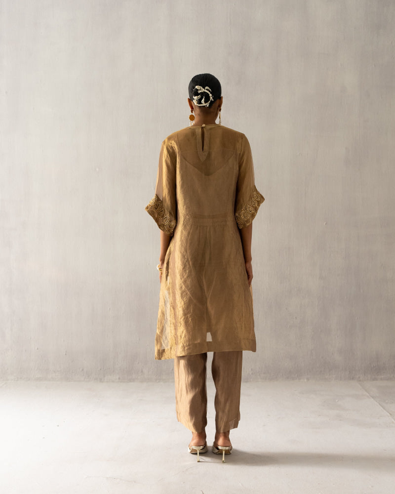Gold Straight Suit - Suit
