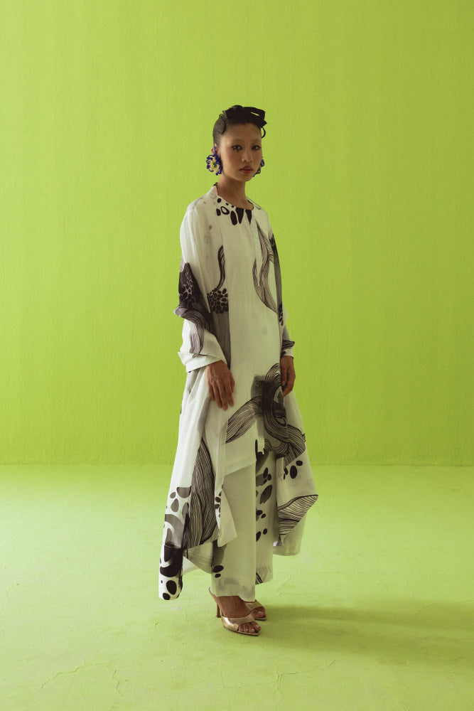 GREY KURTA SET - kurta set