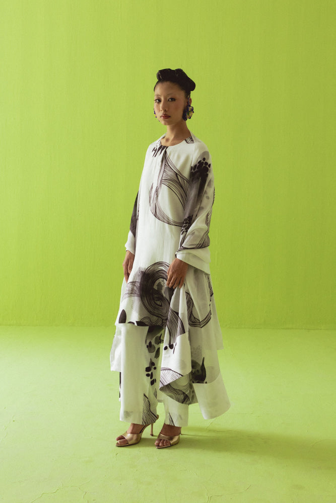 GREY KURTA SET - kurta set