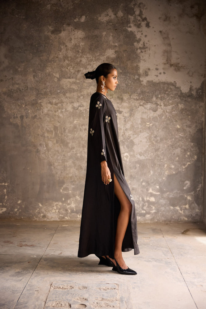 Onyx Kaftan Dress - kaftan