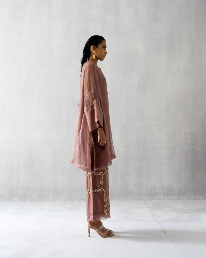 Pale Mauve A line coord - Suit