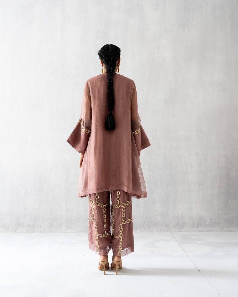 Pale Mauve A line coord - Suit