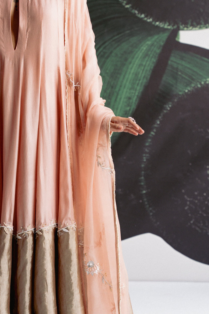 PINK ANARKALI - XS - Anarkali Set