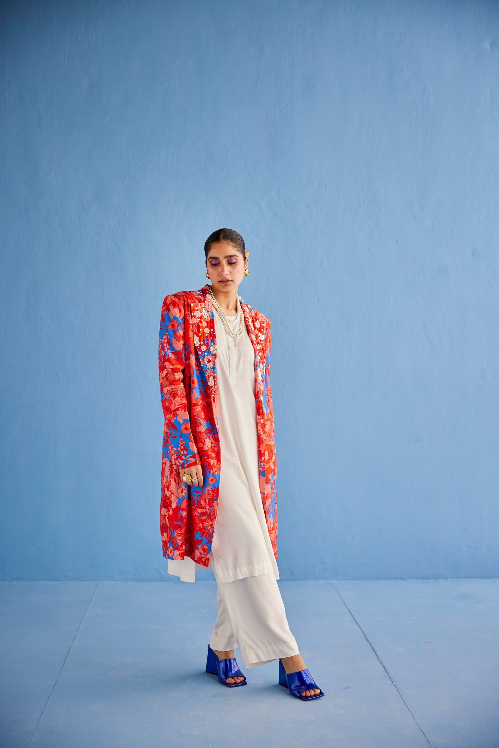 PRINTED TRENCH SET - XS / Complete - jacket pants