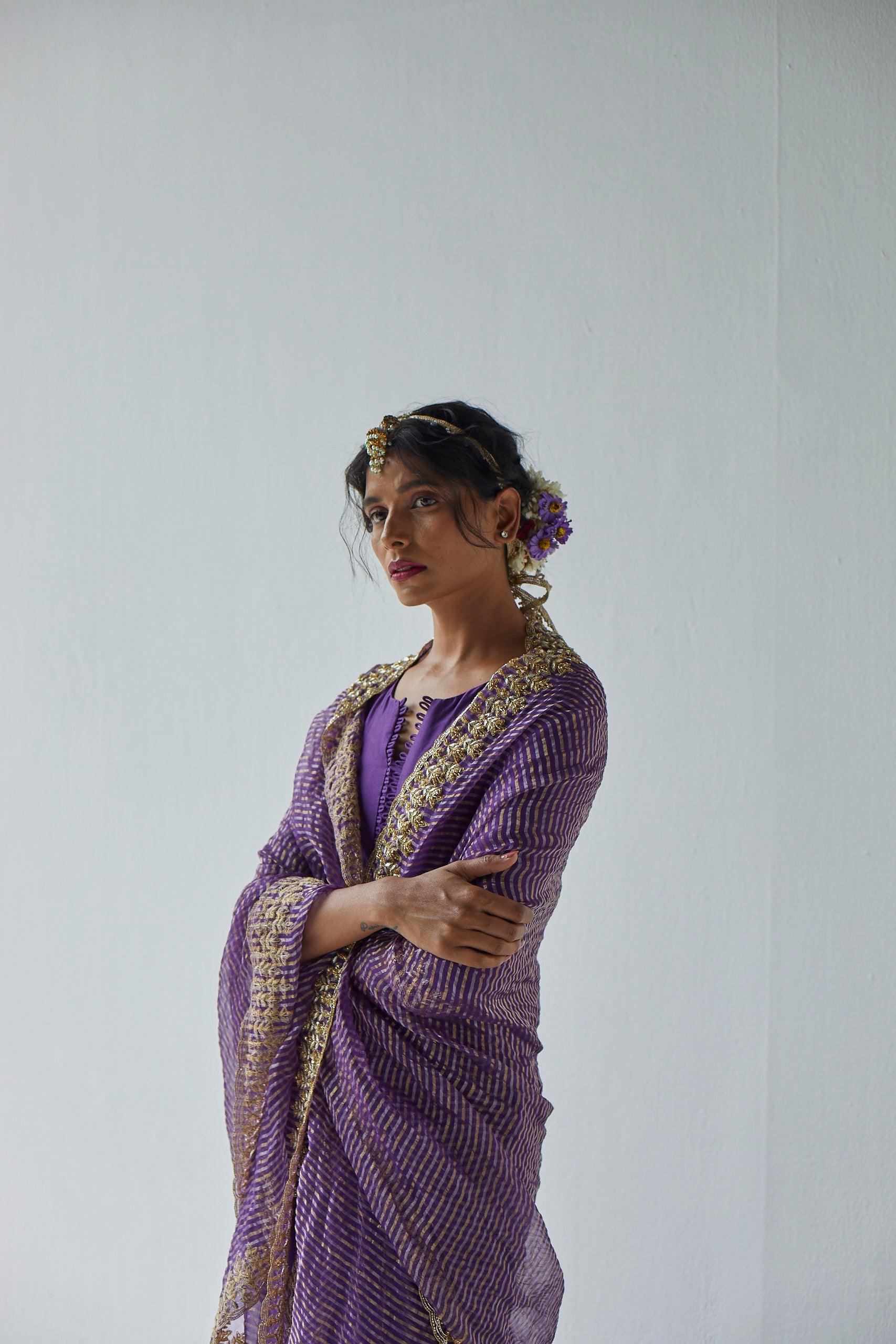 PURPLE SUIT - Esha Arora