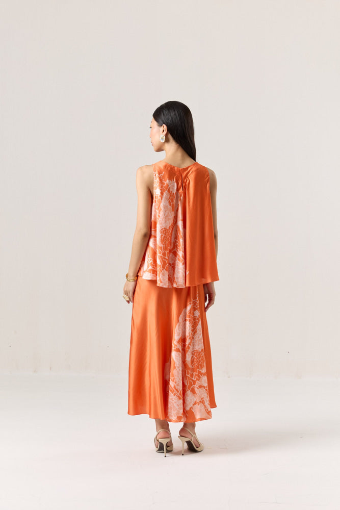 Rust Wing Skirt Set - Skirt set