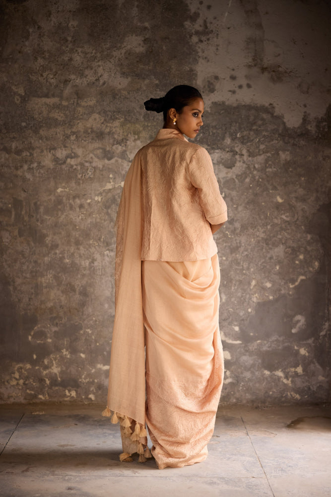 Sandstone Saree Set - Saree