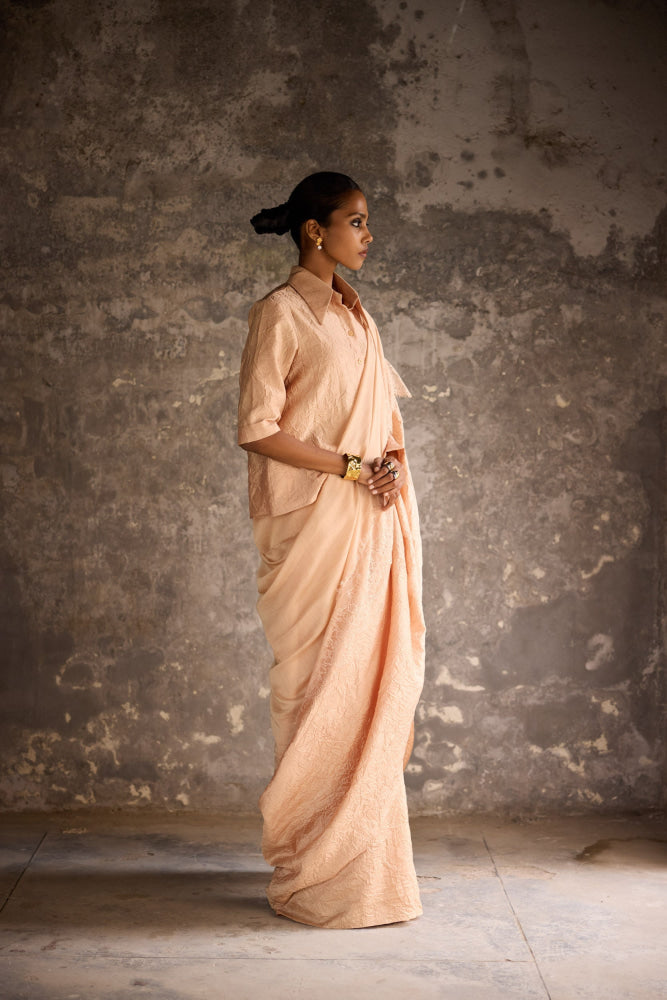 Sandstone Saree Set - Saree