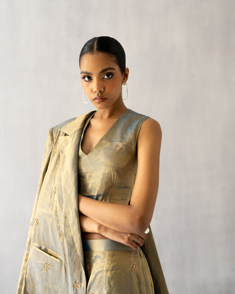 Tissue Blazer Set - blazer set
