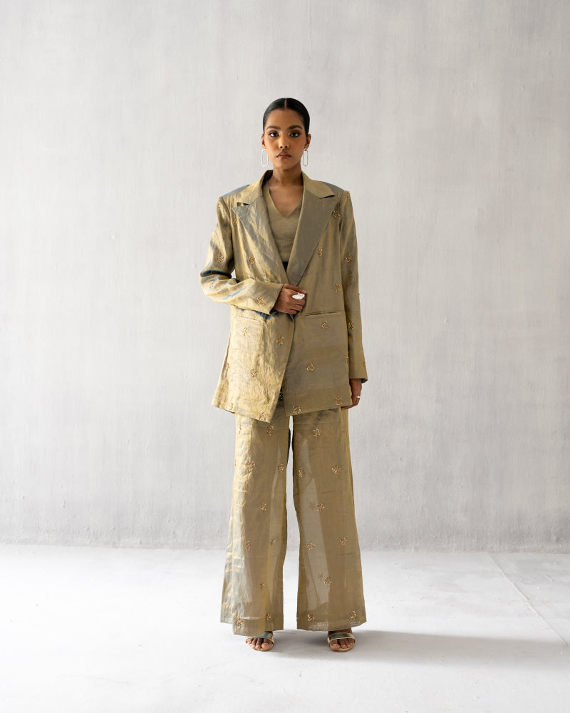 Tissue Blazer Set - blazer set