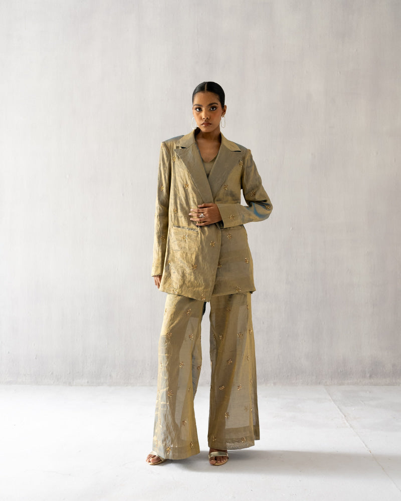 Tissue Blazer Set - blazer set