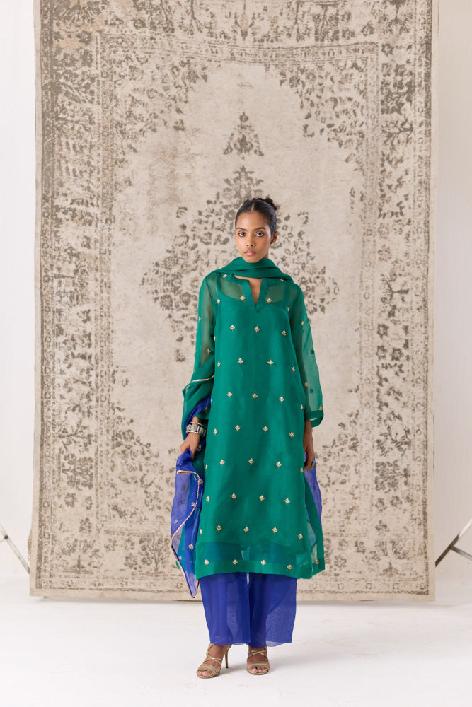 Viridian Kurta Set - kurta set
