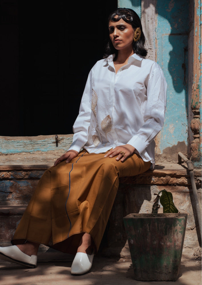White Tulip Shirt - Shirt