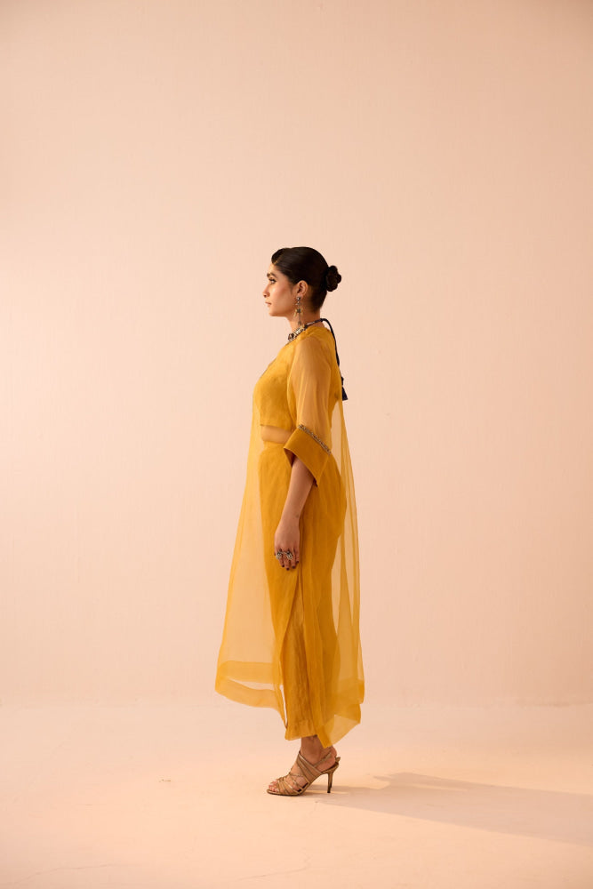 YELLOW OVERLAY COORD - Coord set