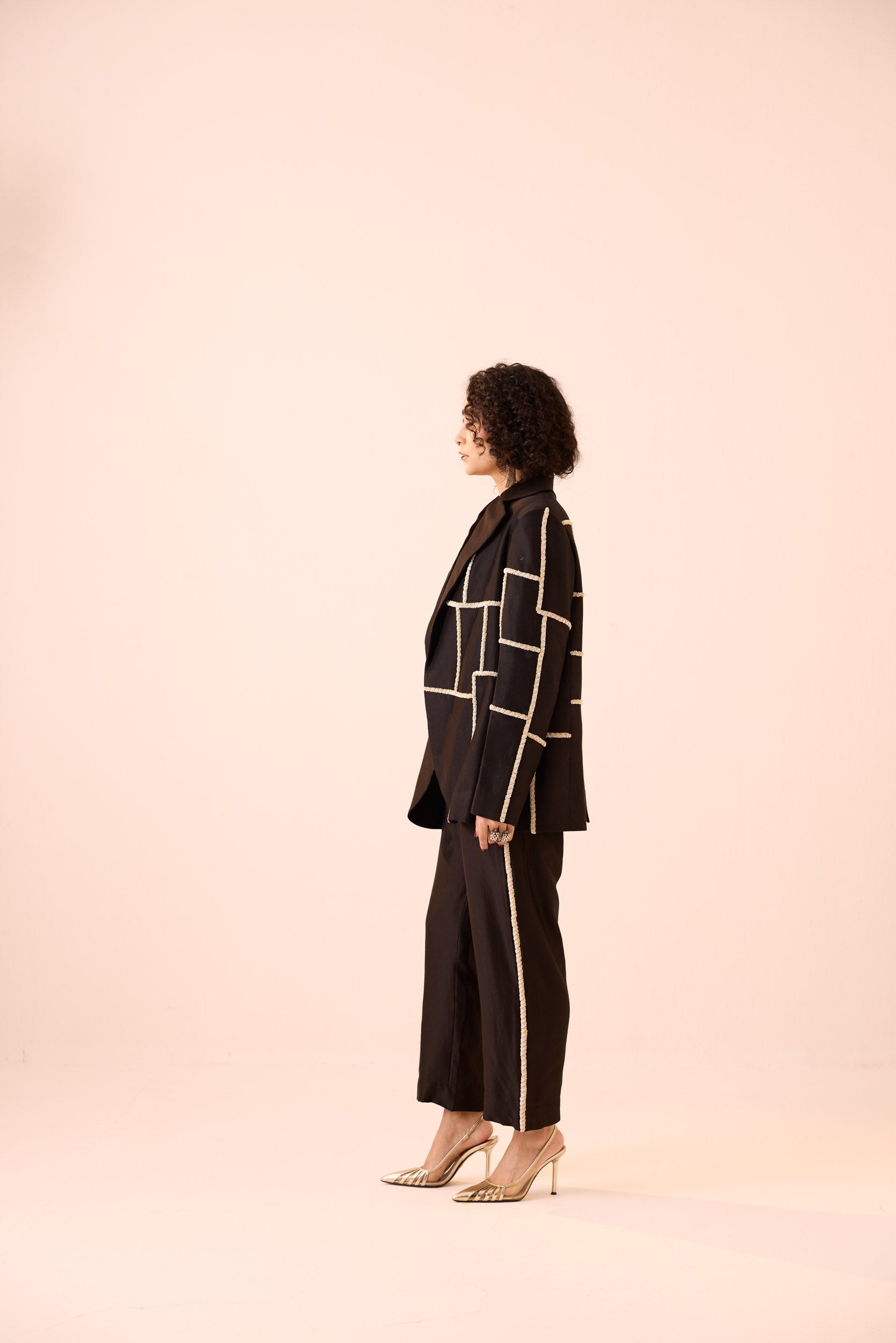 BLACK BLAZER SET