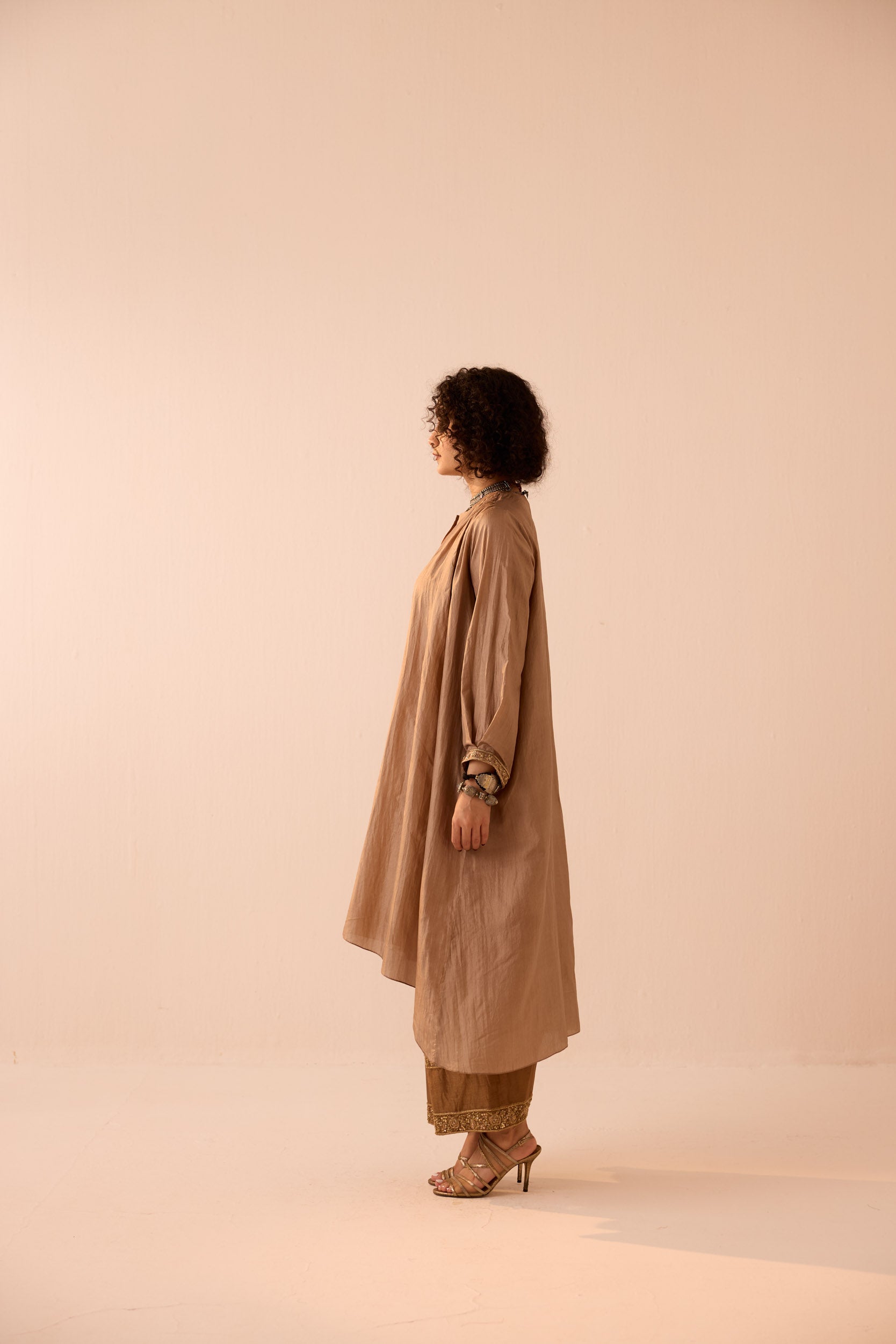 TAUPE KURTA SET
