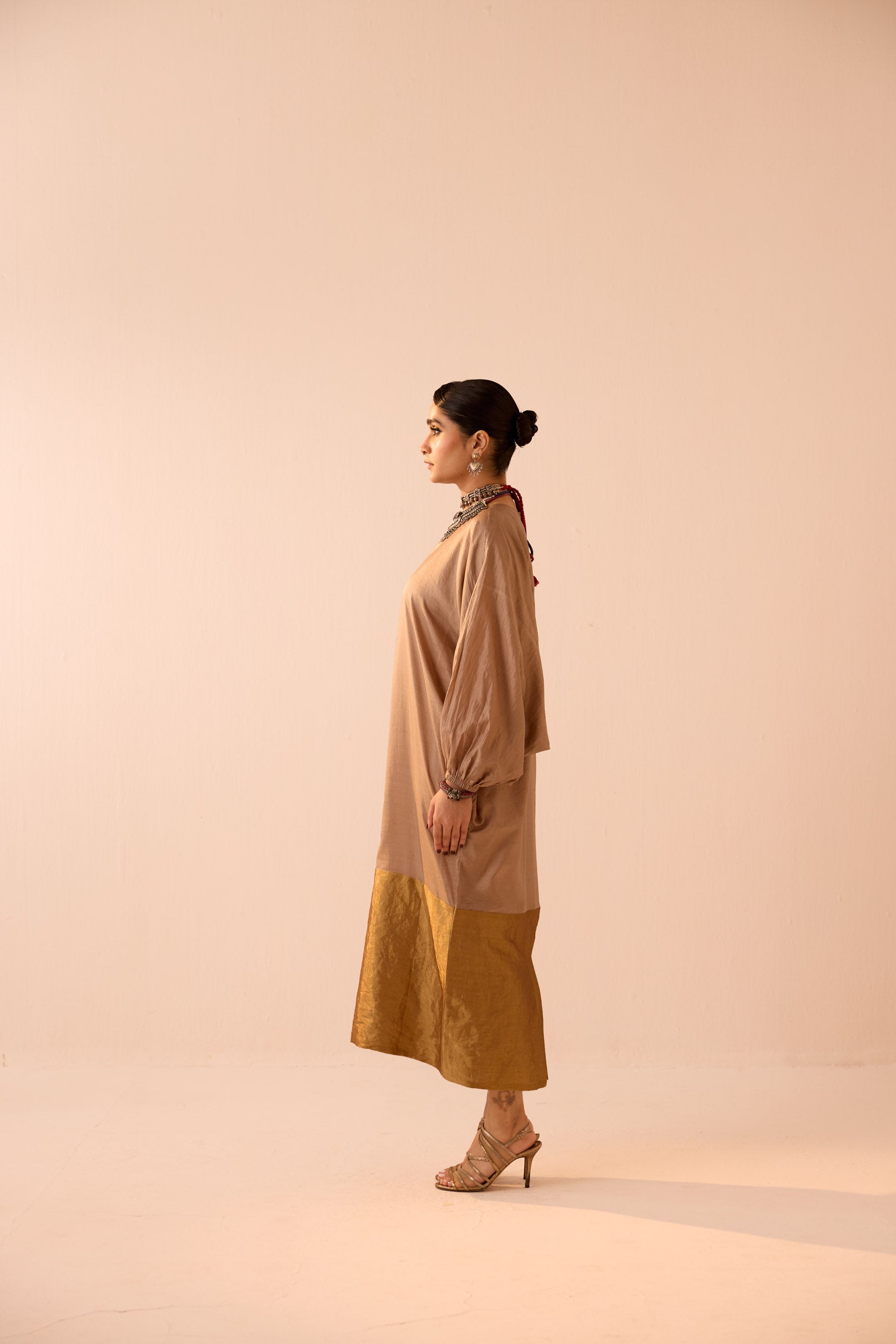 TAUPE DRESS