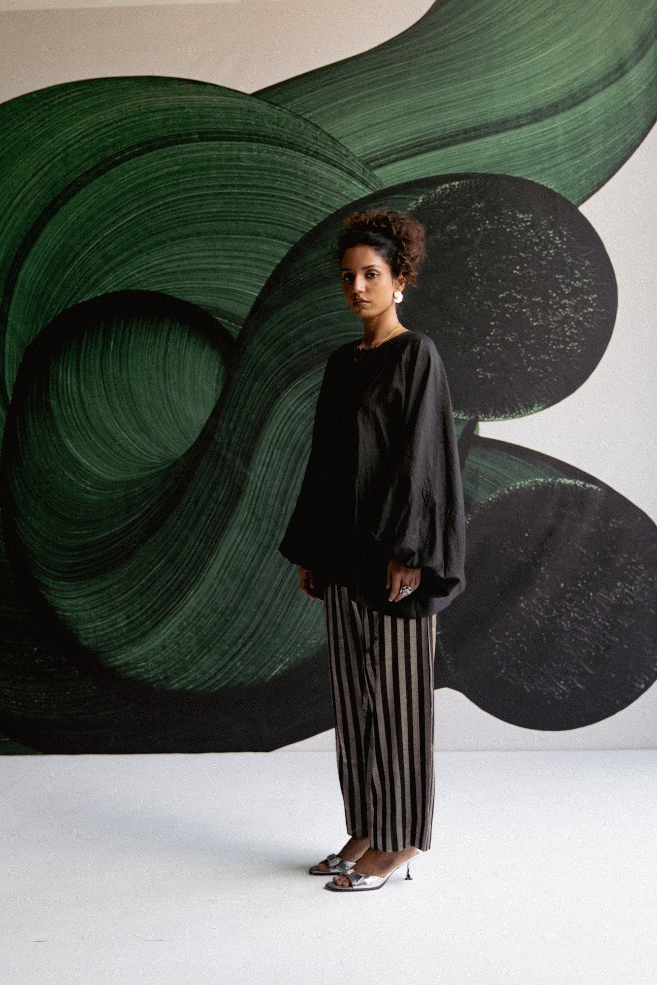 Black Stripes Coord Set