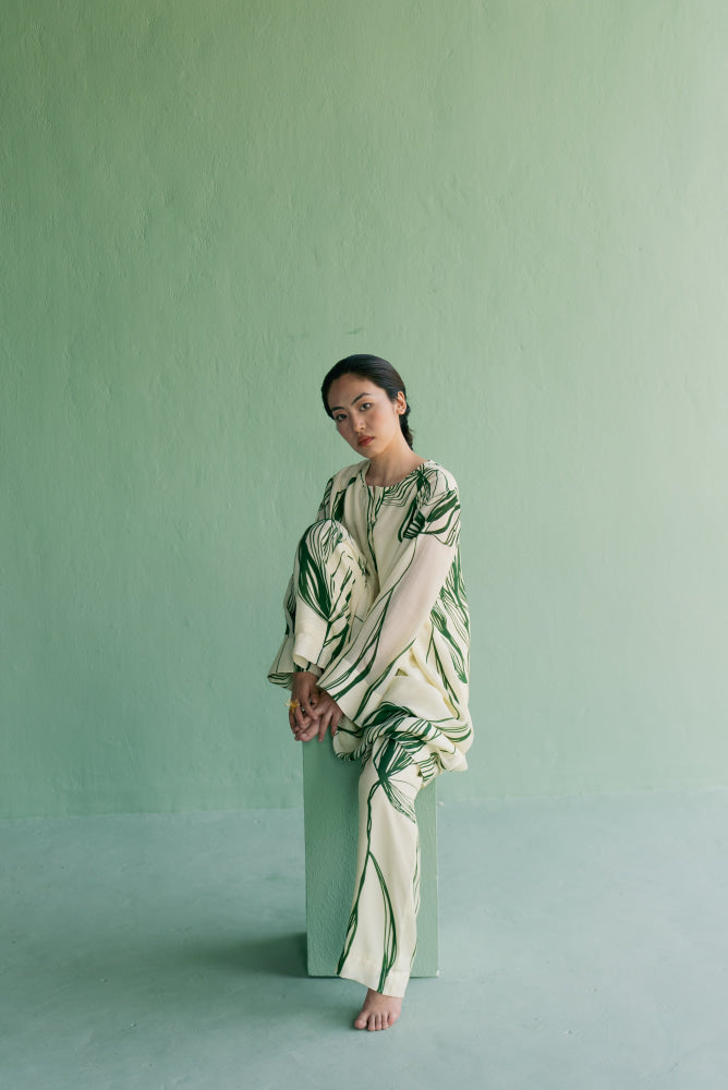 A LINE COORD GREEN - XS - coord set