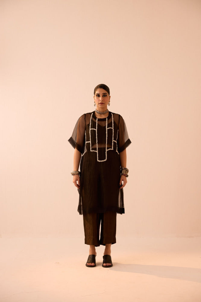 BLACK OVERLAY COORD - Coord set