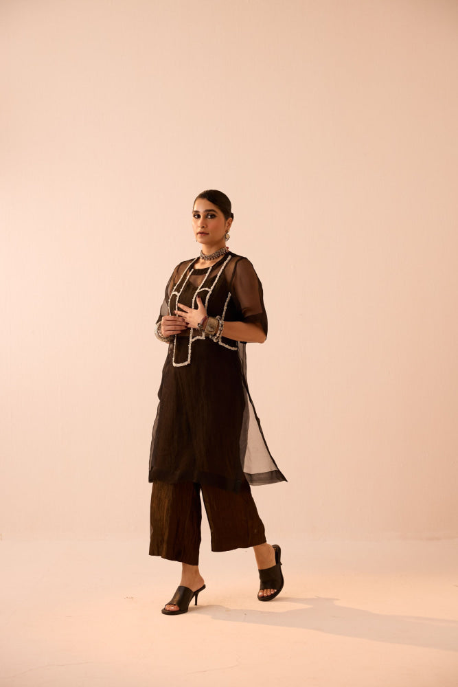 BLACK OVERLAY COORD - Coord set