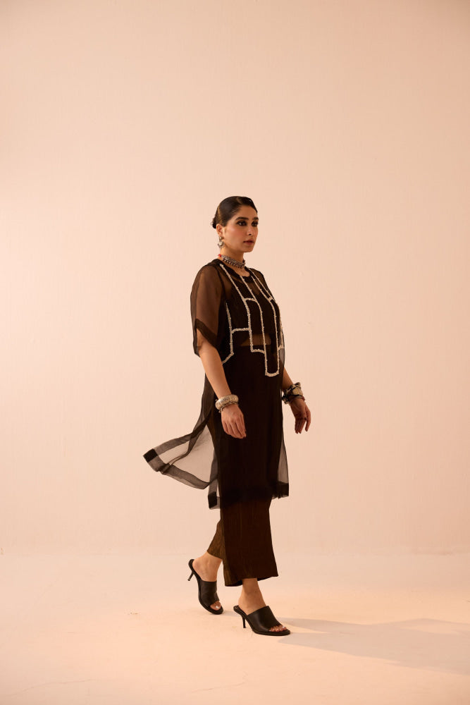 BLACK OVERLAY COORD - Coord set