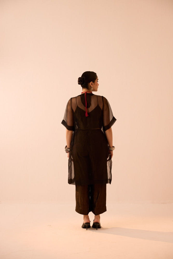 BLACK OVERLAY COORD - Coord set